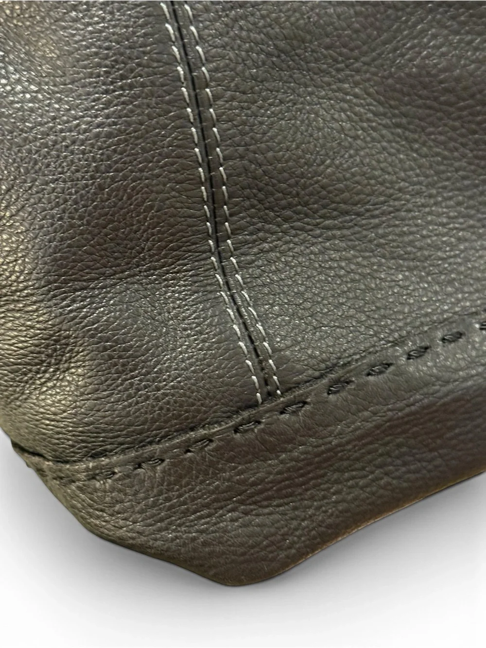 The Sak Indio Black Leather Slouchy Large Hobo Bucket Tote