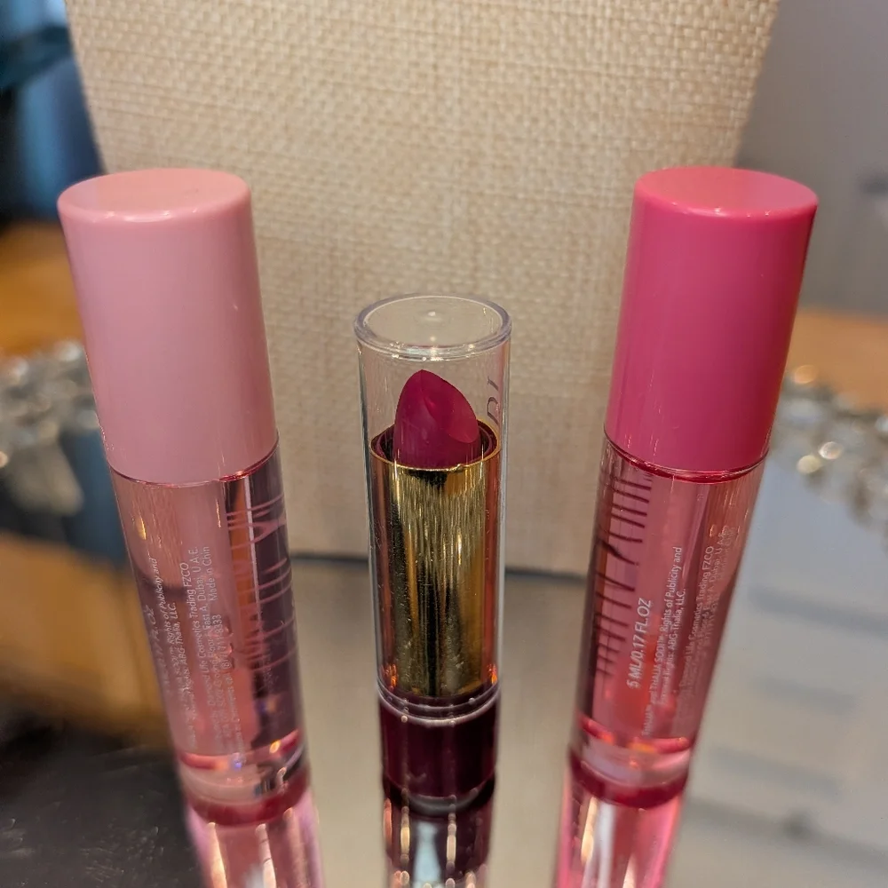 Thalia Sodi Lip Oil and Lipstick Trio New