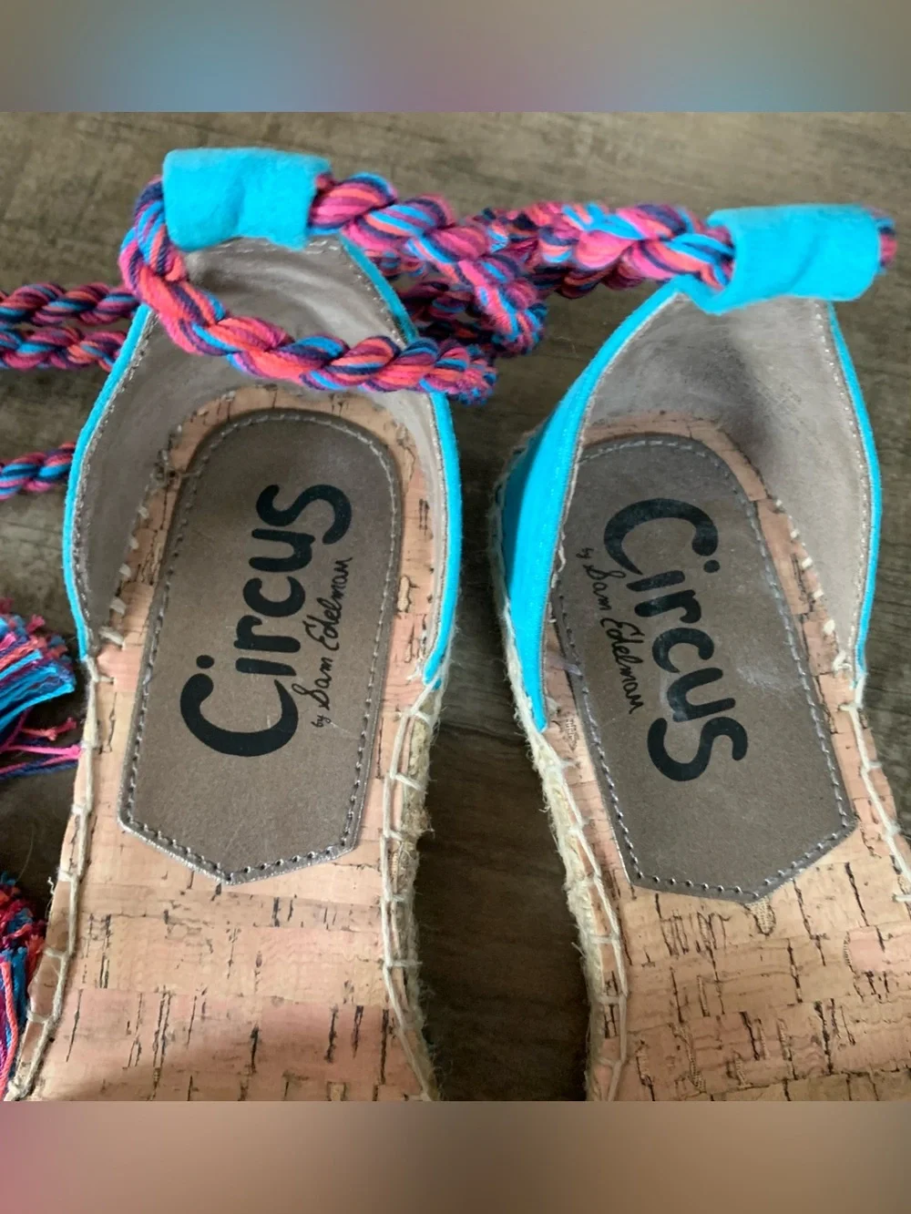 Sam edelman tropical ankle tie espadrilles