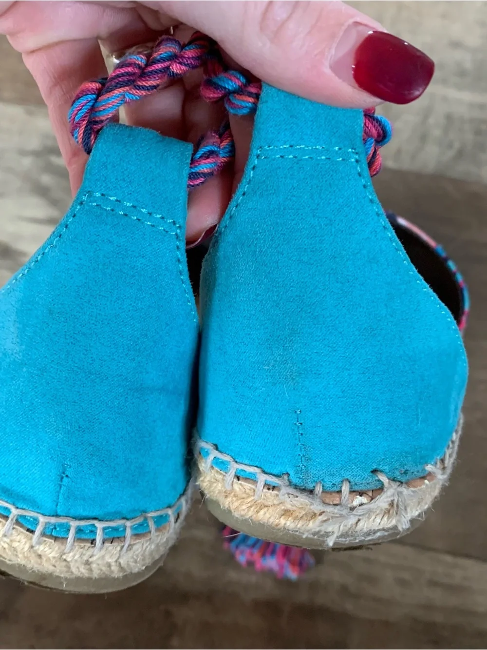 Sam edelman tropical ankle tie espadrilles