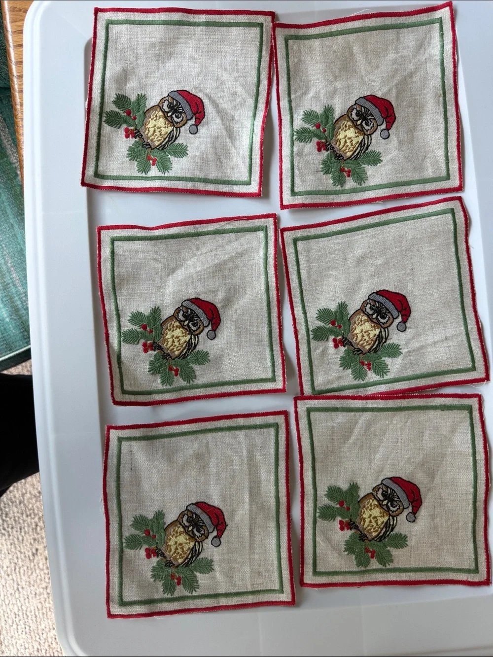 Vintage set linen