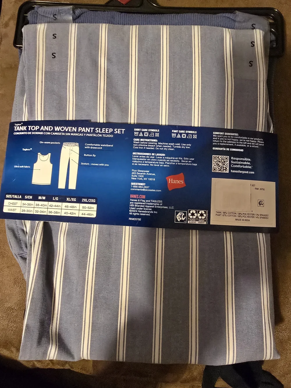 Hanes two piece