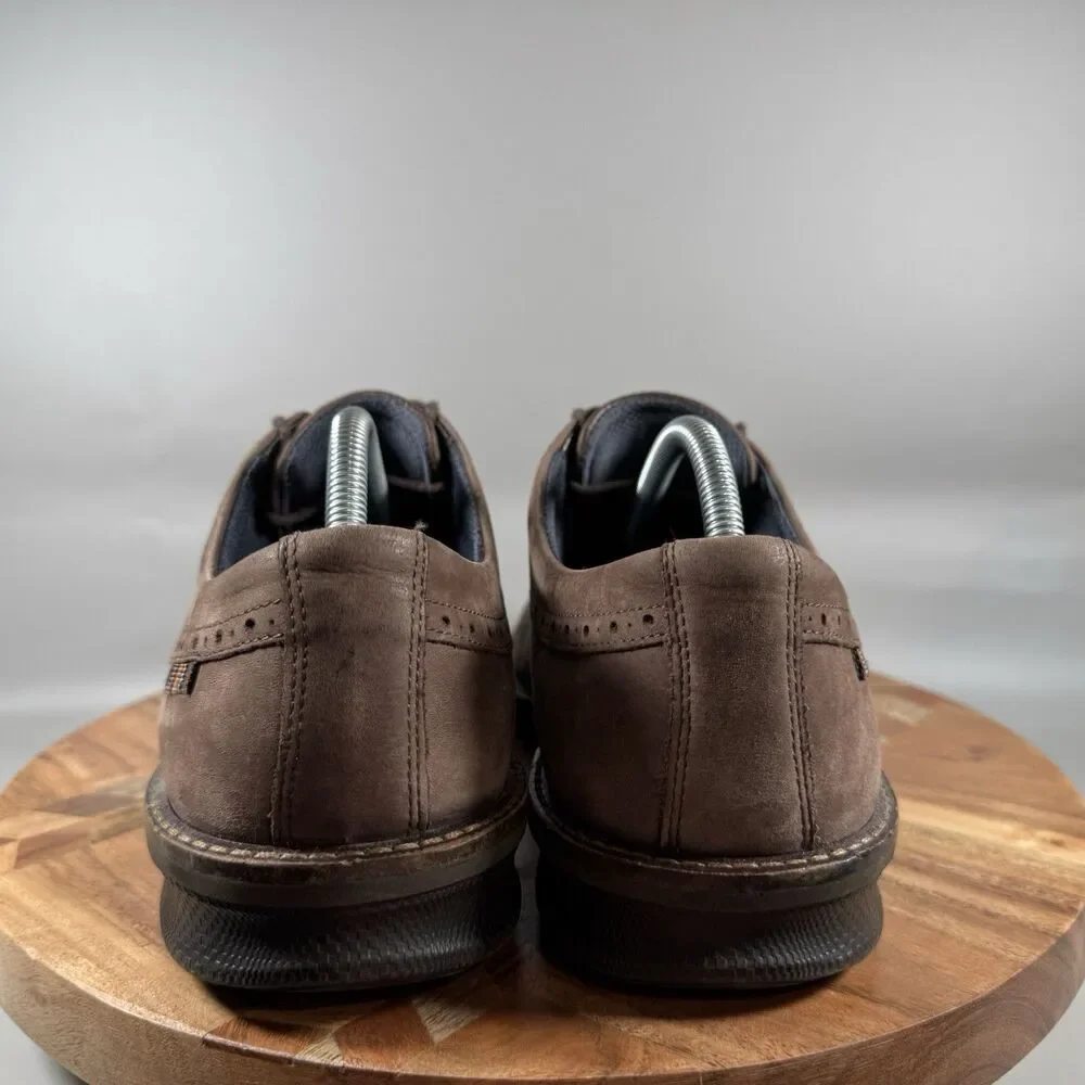 Ecco Soft City Walker Wingtip Causal Shoes Brown Mens Size EU 44 US 10‎