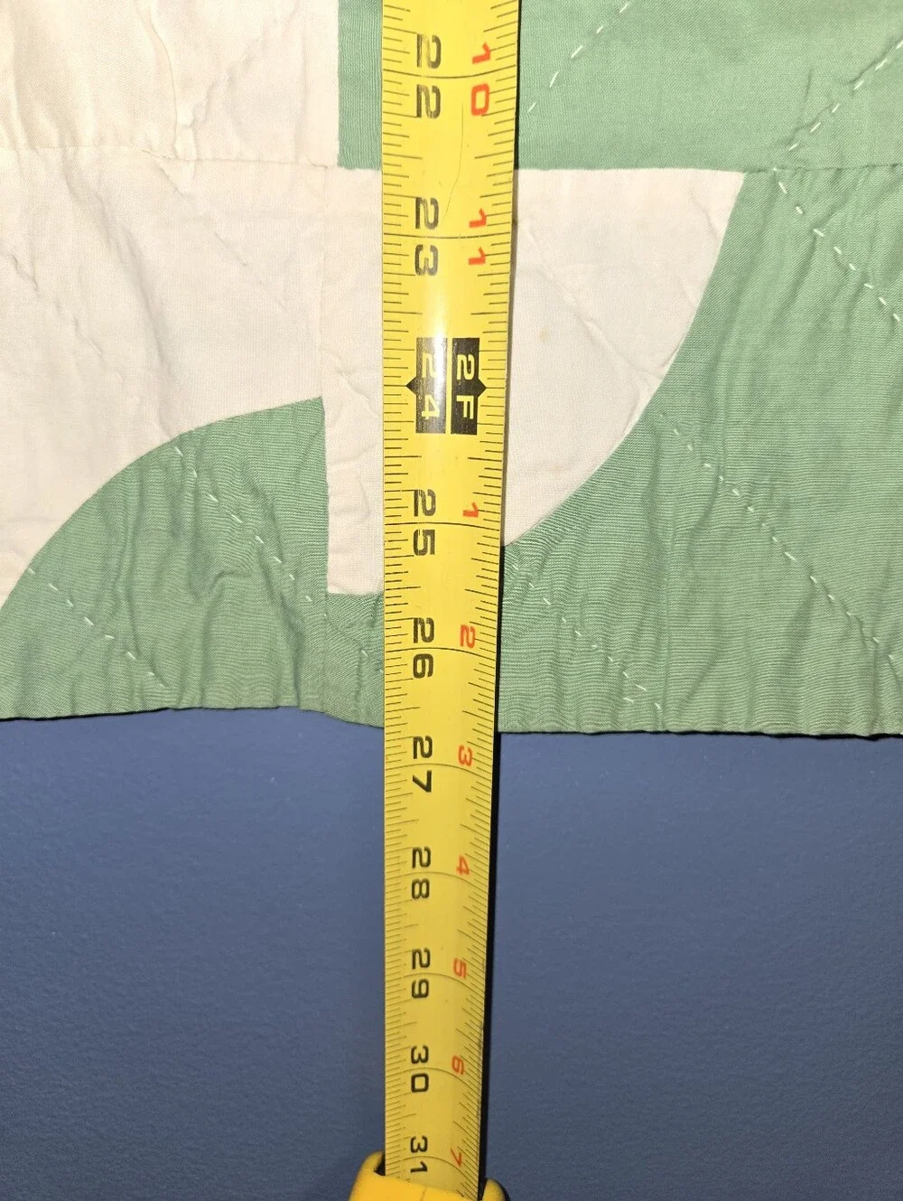 Handmade soft green