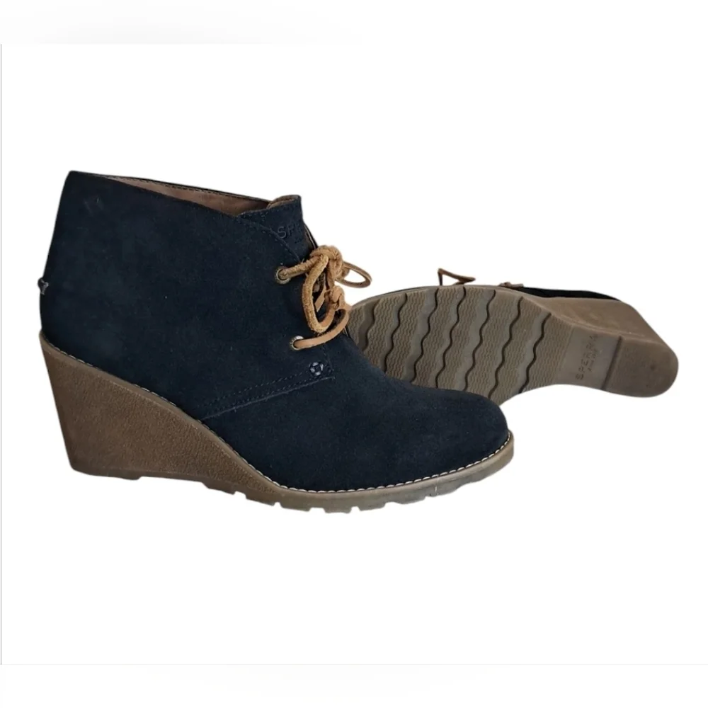 Sperry Top Sider Womens Stella Prow Wedge Chukka Boot Size 9.5M