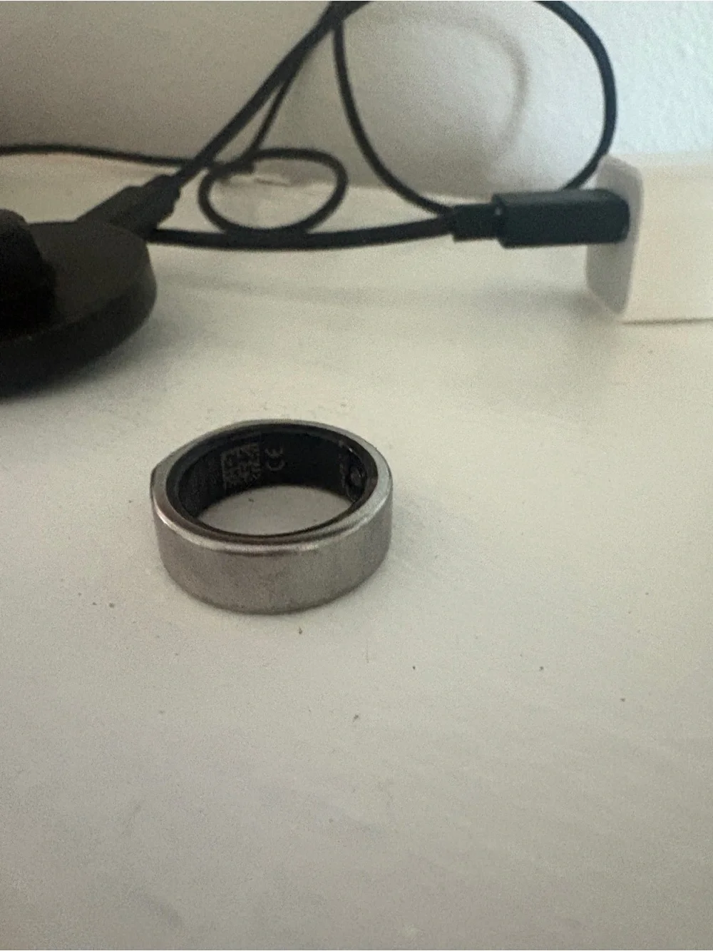 Oura Ring Gen 3 Heritage – Silver Finish - Size 8