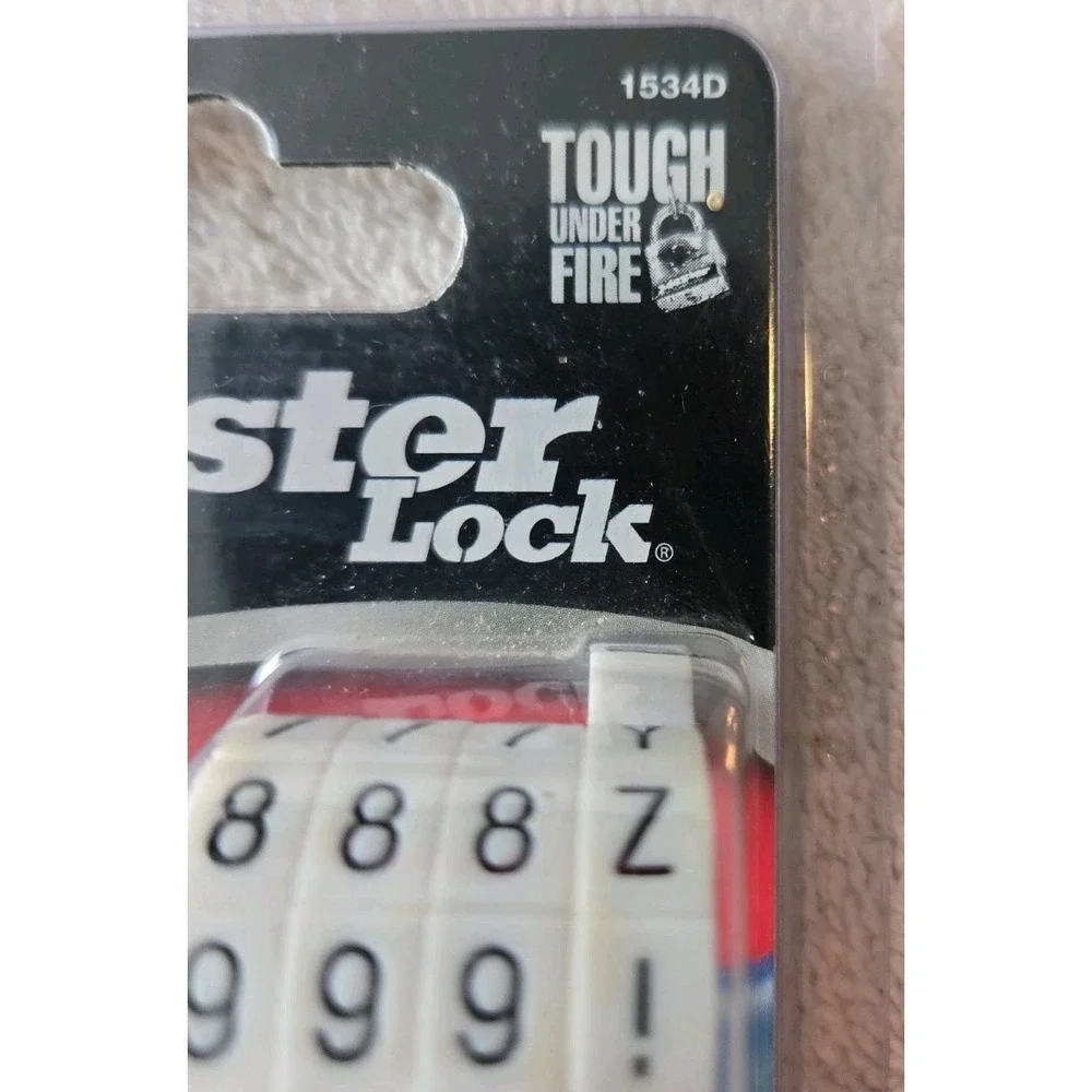 Master Lock Password Plus Letters And Numbers 1534D- Silver