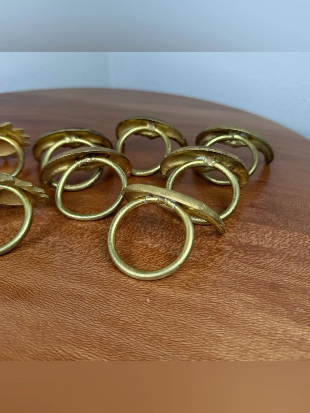 Vintage brass napkin