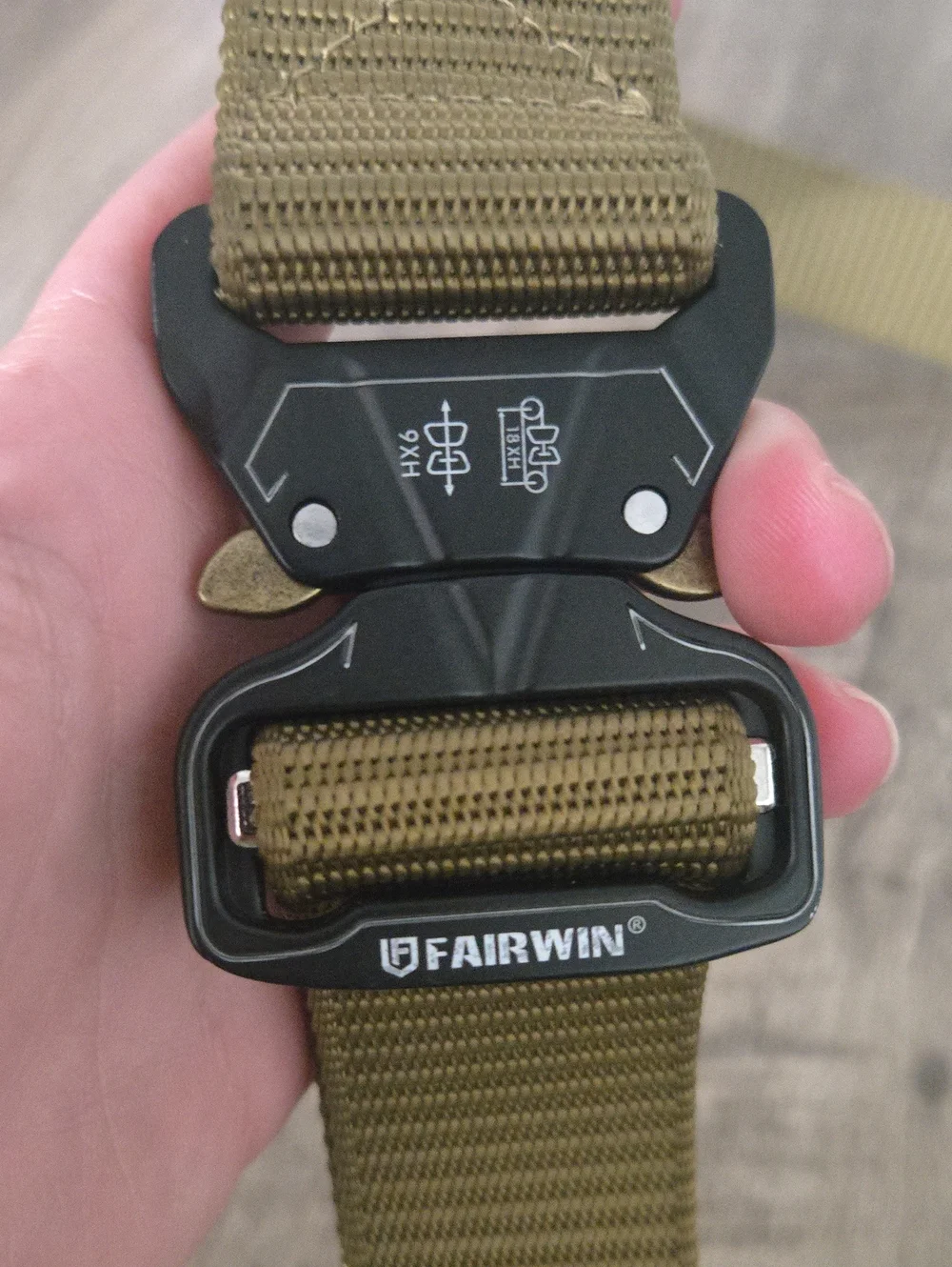 Tactical Belt Cayote Brown