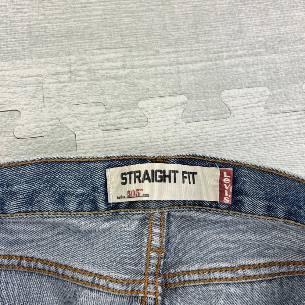 Vintage Levis 505 Jeans Size 34x30 Blue‎ Medium Wash Denim Straight Fit Pants