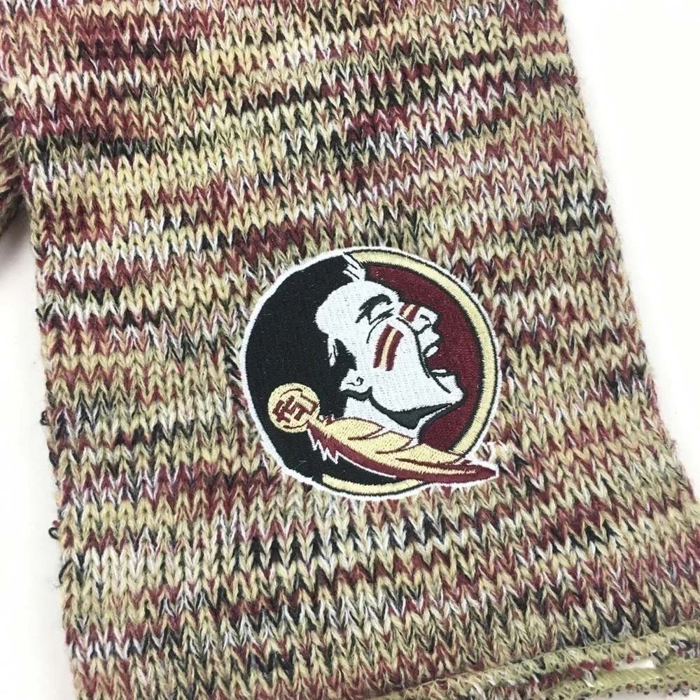 FSU Scarf & 2 Pair Gloves Seminoles Florida State College Football Game Day Gear