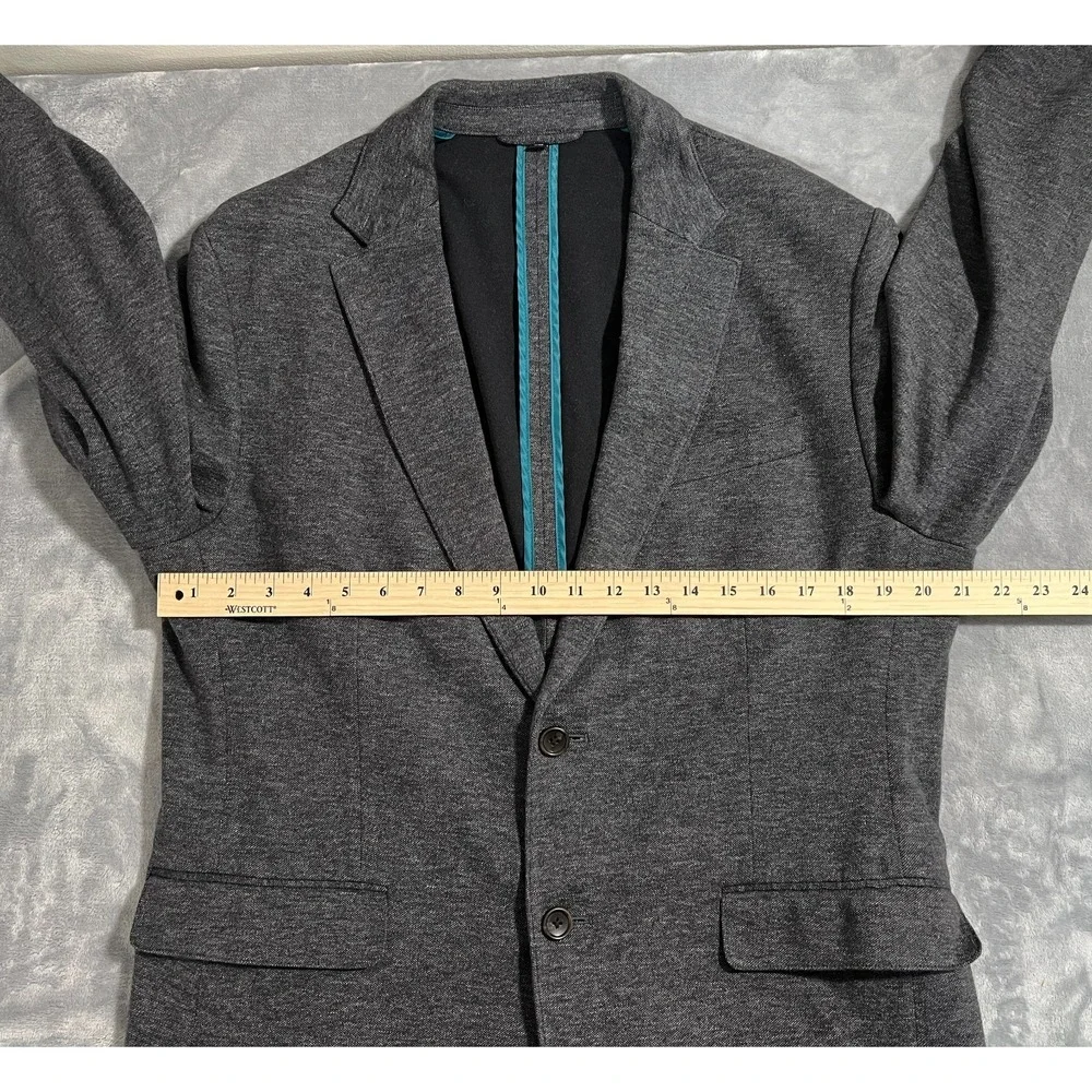 Bonobos Unstructured Blazer Mens 42R Suit Jacket Sport Coat Gray Athletic Fortex