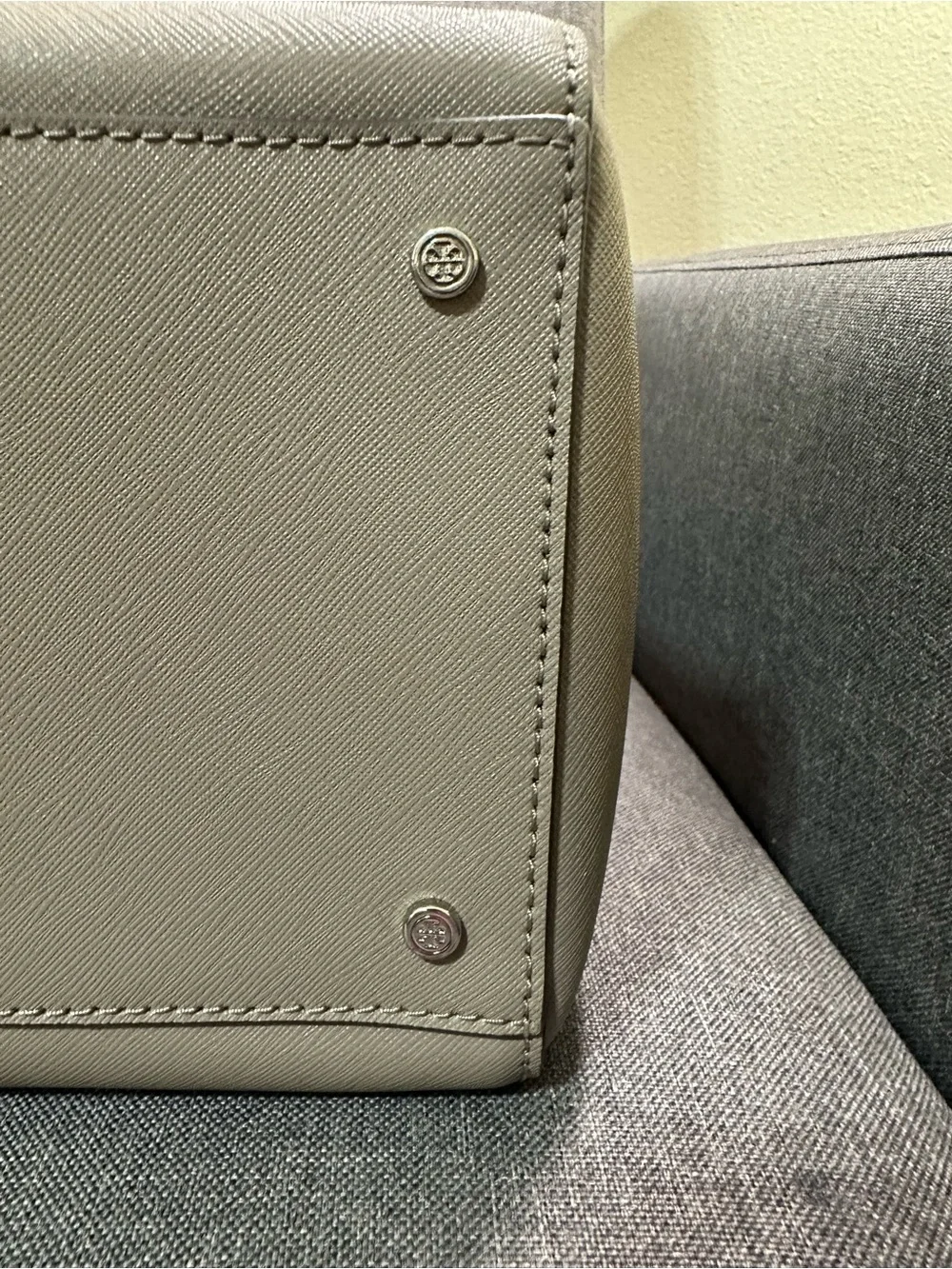 Tory Burch exterior logo