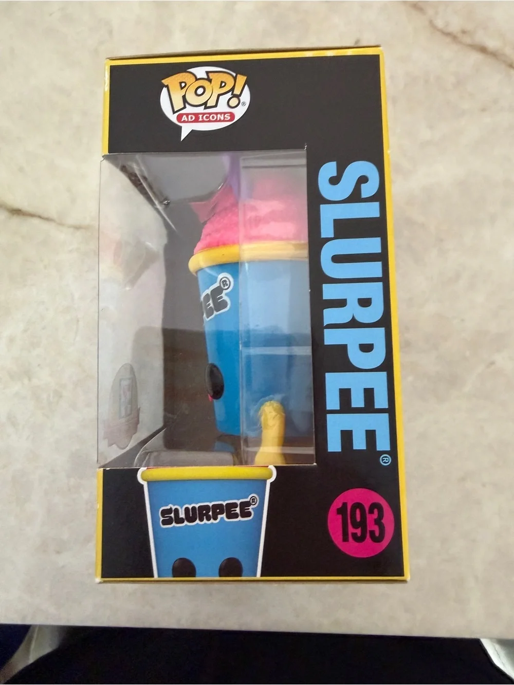 New 2 Funko Pop Ad Icons 7 Eleven Green & Blue Cups Slurpee 193 194 Blacklight
