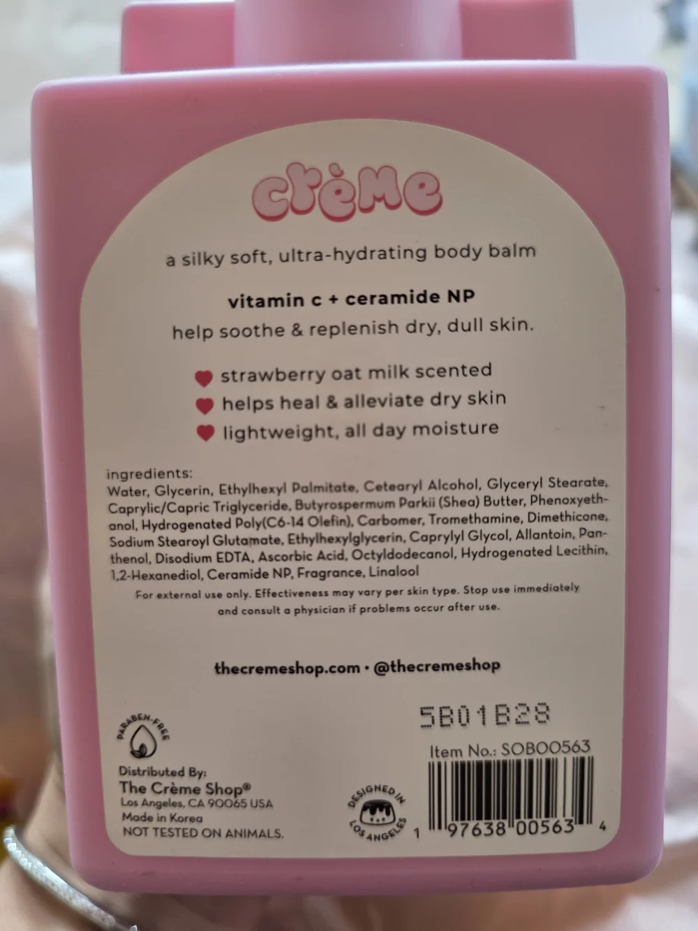 The Creme Shop crème strawberry