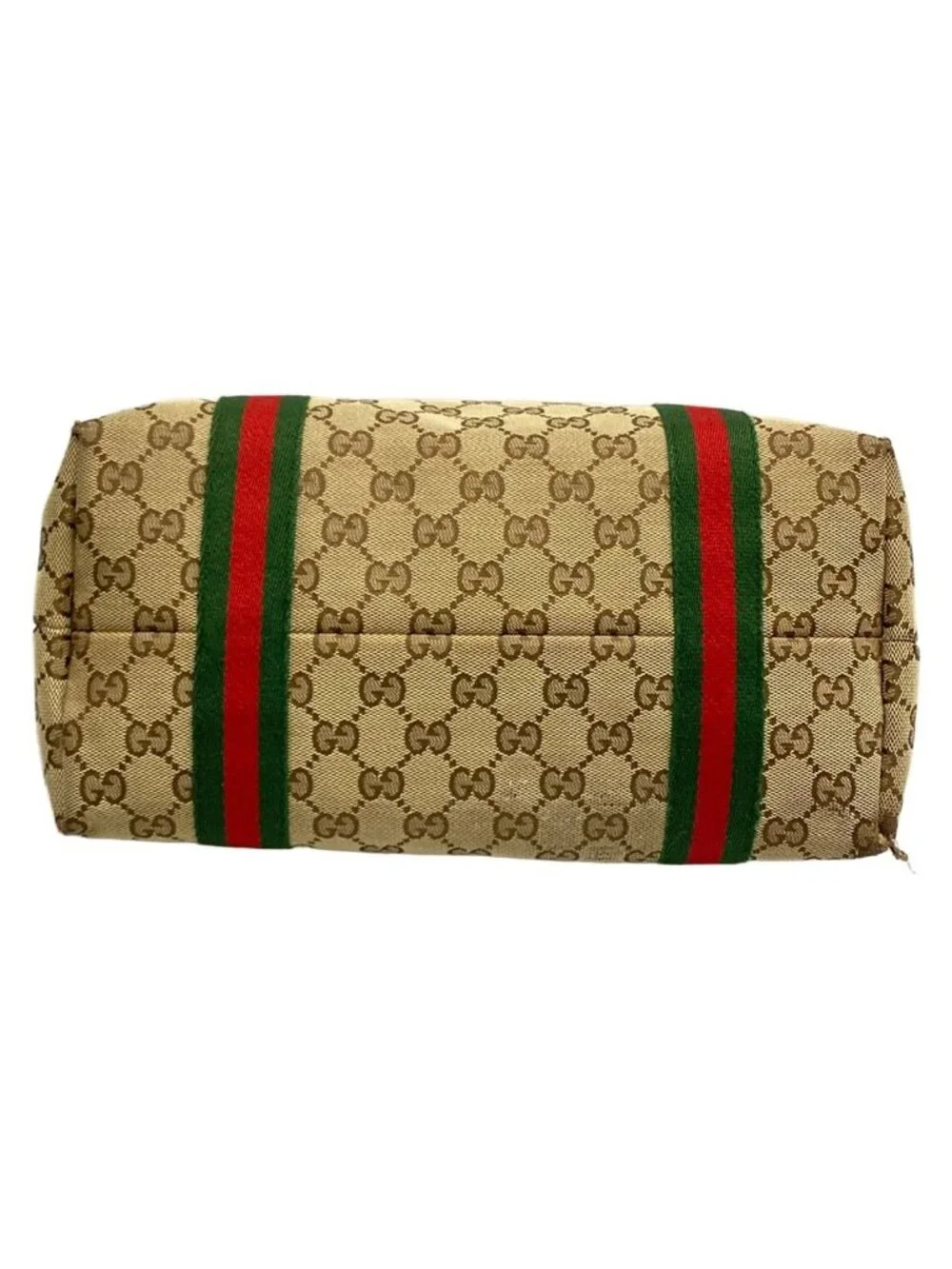 Gucci Tote GG Pattern Sherry Beige Ivory Multi Leather