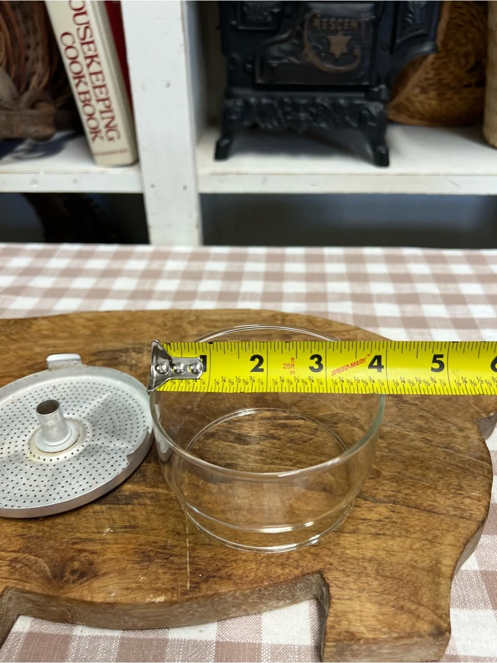 Pyrex flamware percolator