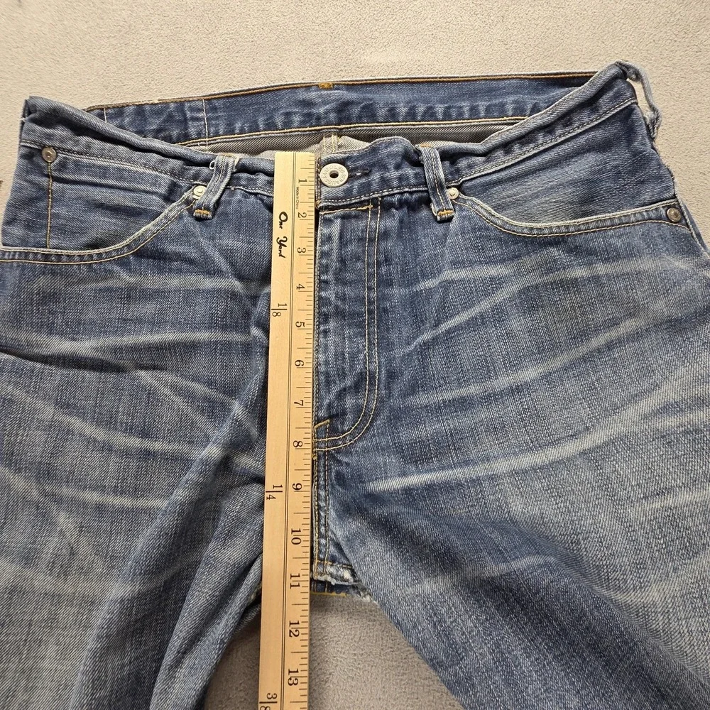 Vintage Levis Engineered Jeans Mens 34x34 Blue Honeycomb Whiskers Zip Fly
