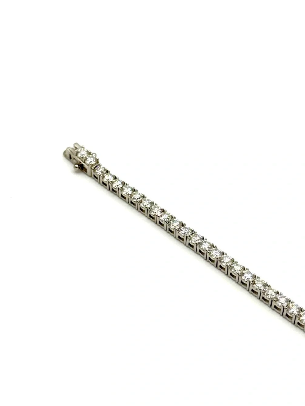 925 Silver, 5.6CTW Moissanite Tennis Bracelet