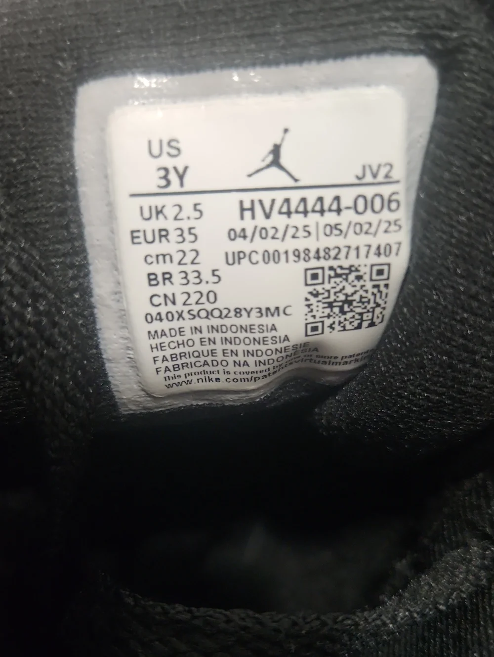 Jordan preschool sneakers