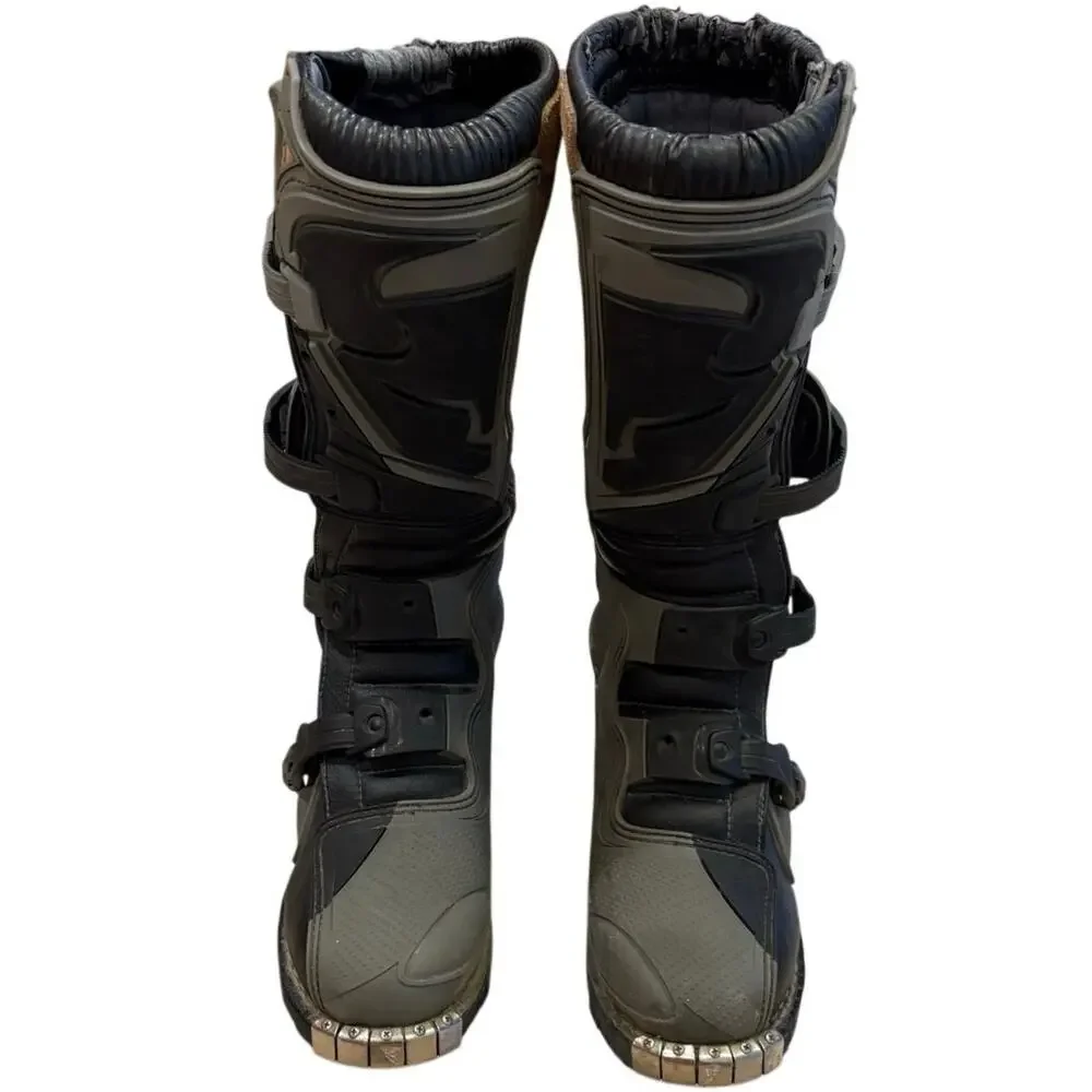 Thor Quadrant MX High-Quality Armored Motocross Boots Black/Gray US 7