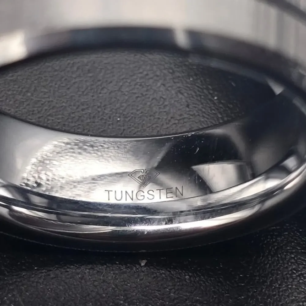 Men's Tungsten Carbide Ring Size 11 Band
