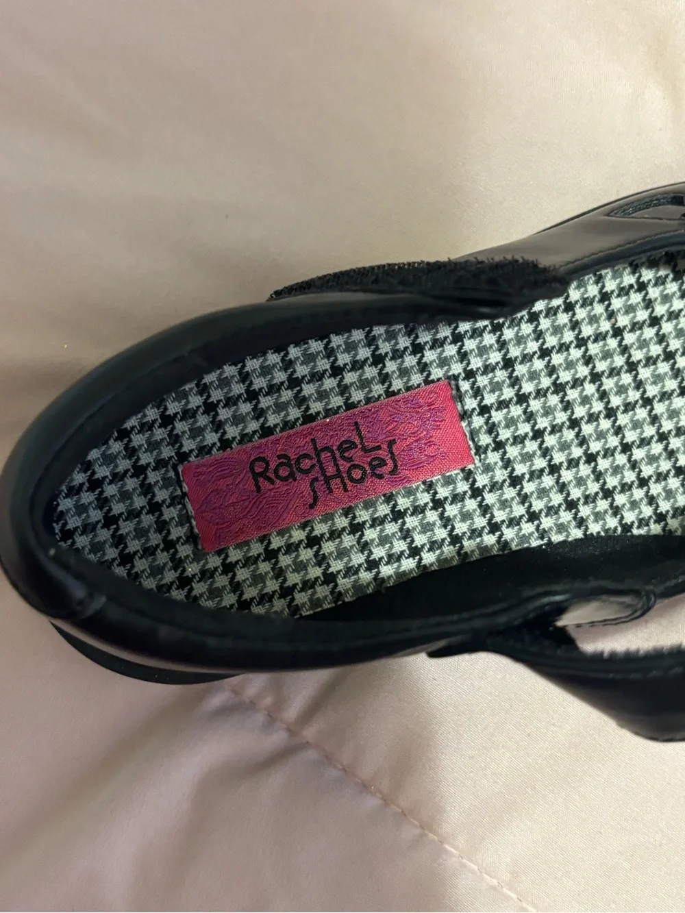 Rachel shiny patent