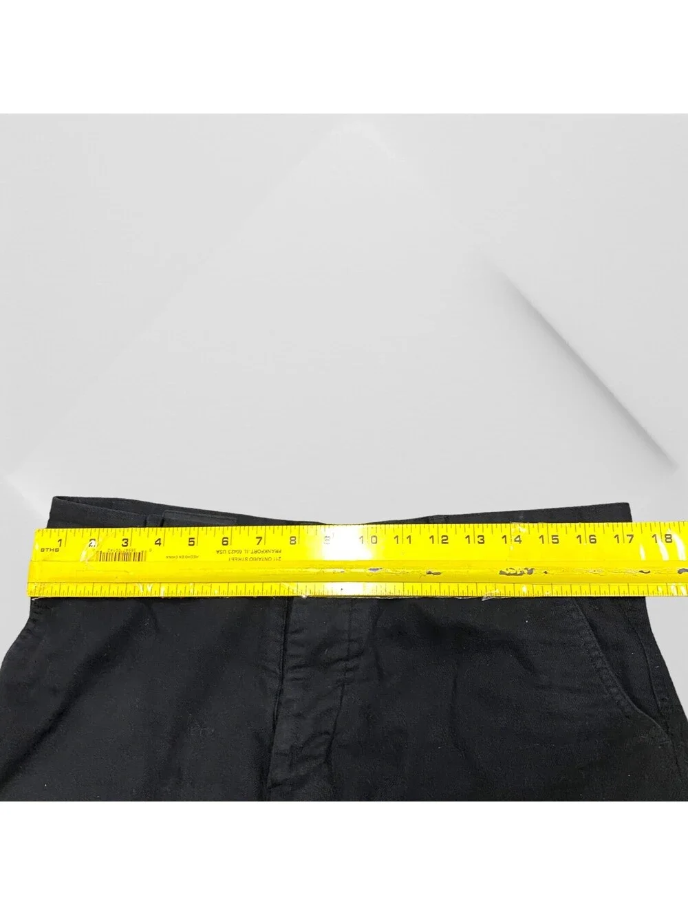 Anthony Tony Melillo Mens ATM  Black Pants Size 34 x 31 Thick Cotton Loose Pants