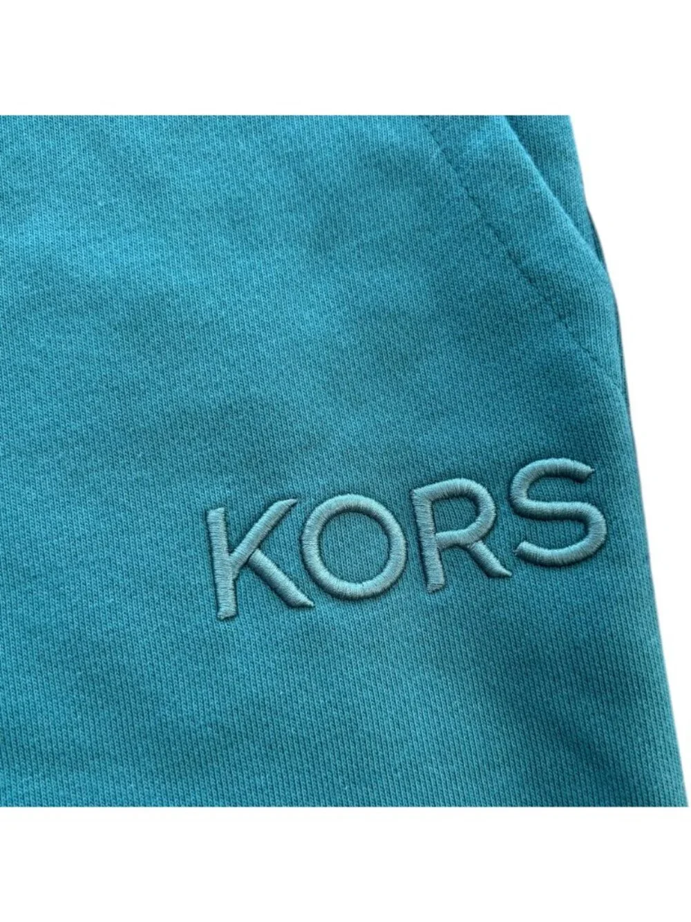 Michael Kors French Terry Drawstring Sweat Shorts M Pockets 8