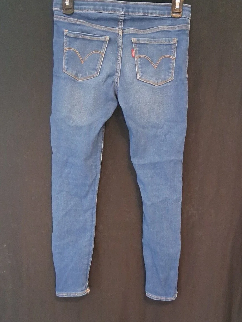 Levi's Girls Blue Stretch Pull-On Jeggings - Size 12 Regular