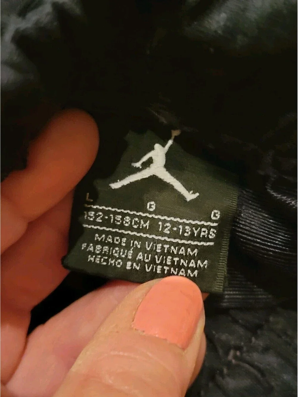 Air Jordan Jumpman Basketball Shorts Youth Boys Size L 12-13 Years Black Elastic