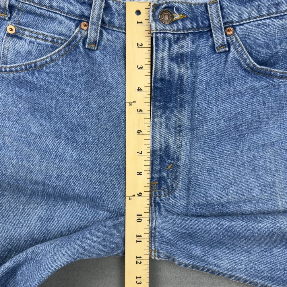 Vintage Levis 509 Orange Tab Mens 34x34 Light Wash Straight Leg Made in USA