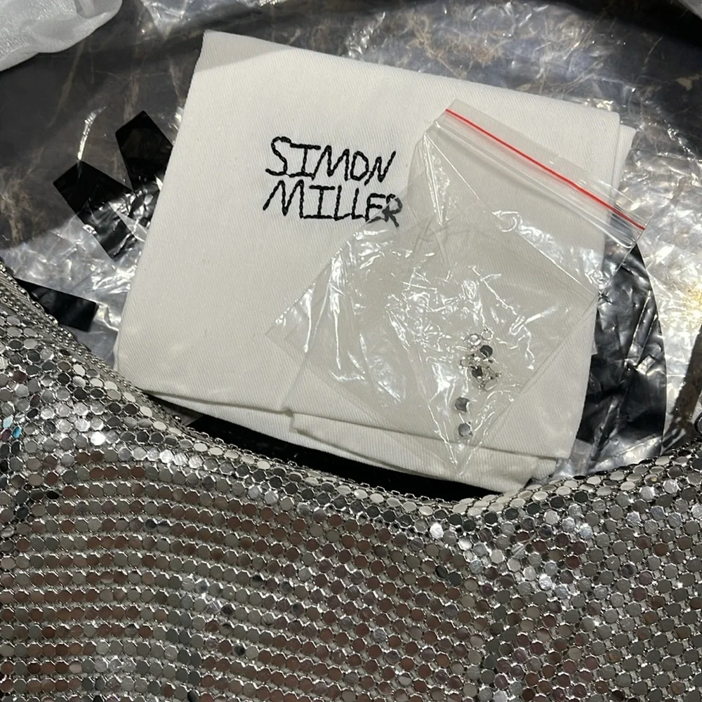 Simon Miller Valley metallic shoulder bag