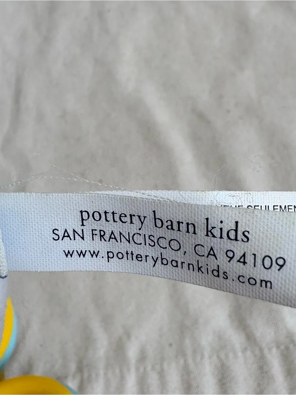 Pottery Barn Kids soft white