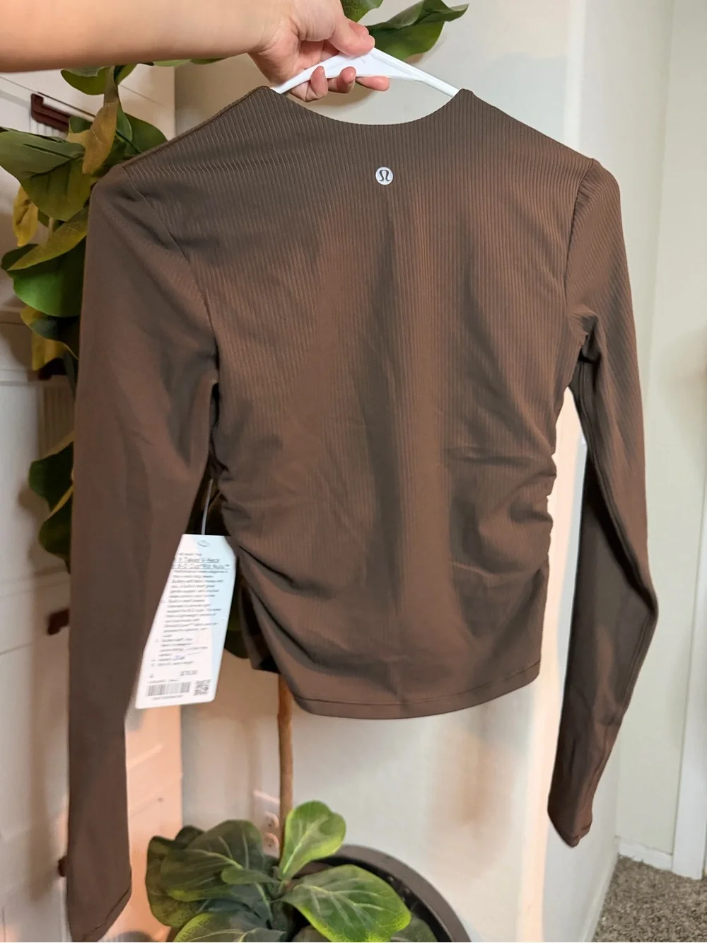 Lululemon Brown Cup Ribbed Nulu