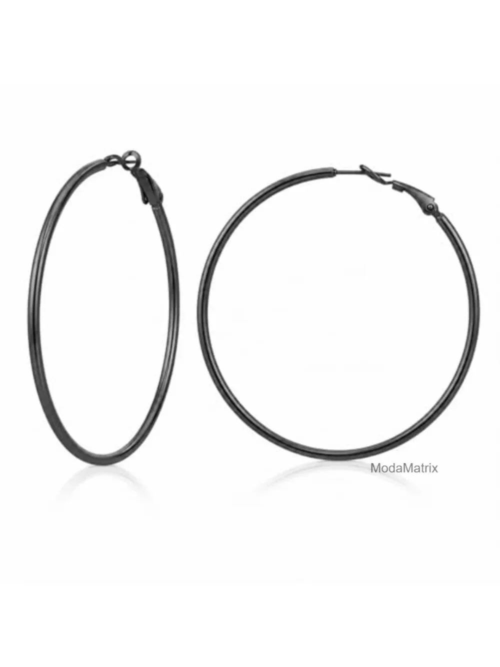 Stainless Steel Hypoallergenic Big Hoop Earrings 50mm Lobster Clasp