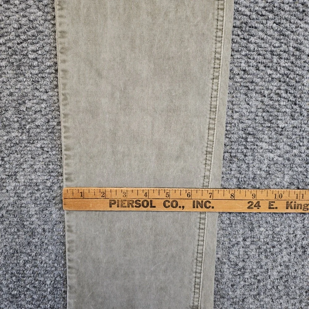 Prana‎ Corduroy Slim Fit Pants Mens 32W x 34L Khaki Casual Outdoor