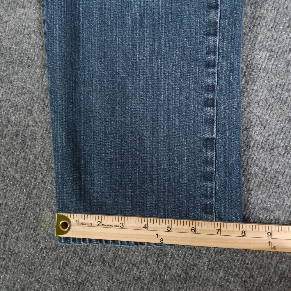 Lee Extreme Motion Jeans Mens‎ 42x27 Blue Denim Straight Fit Tapered Leg Stretch