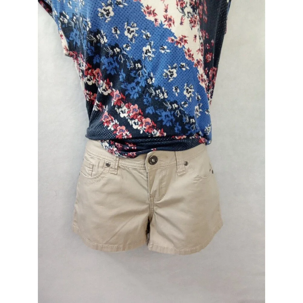 Bongo size 3 shorts tan‎ 5 pocket  Y2K