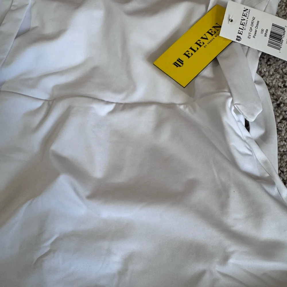Eleven By Venus Williams Power Tennis Dress‎ In White NWT Size XS MSRP $128