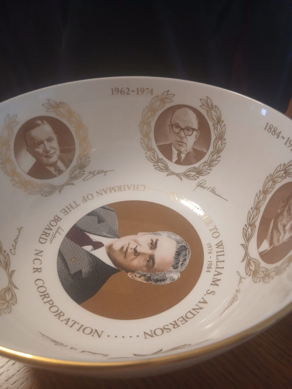 Wedgwood National Cash Register Bowl. Bone China, Limited Edition.