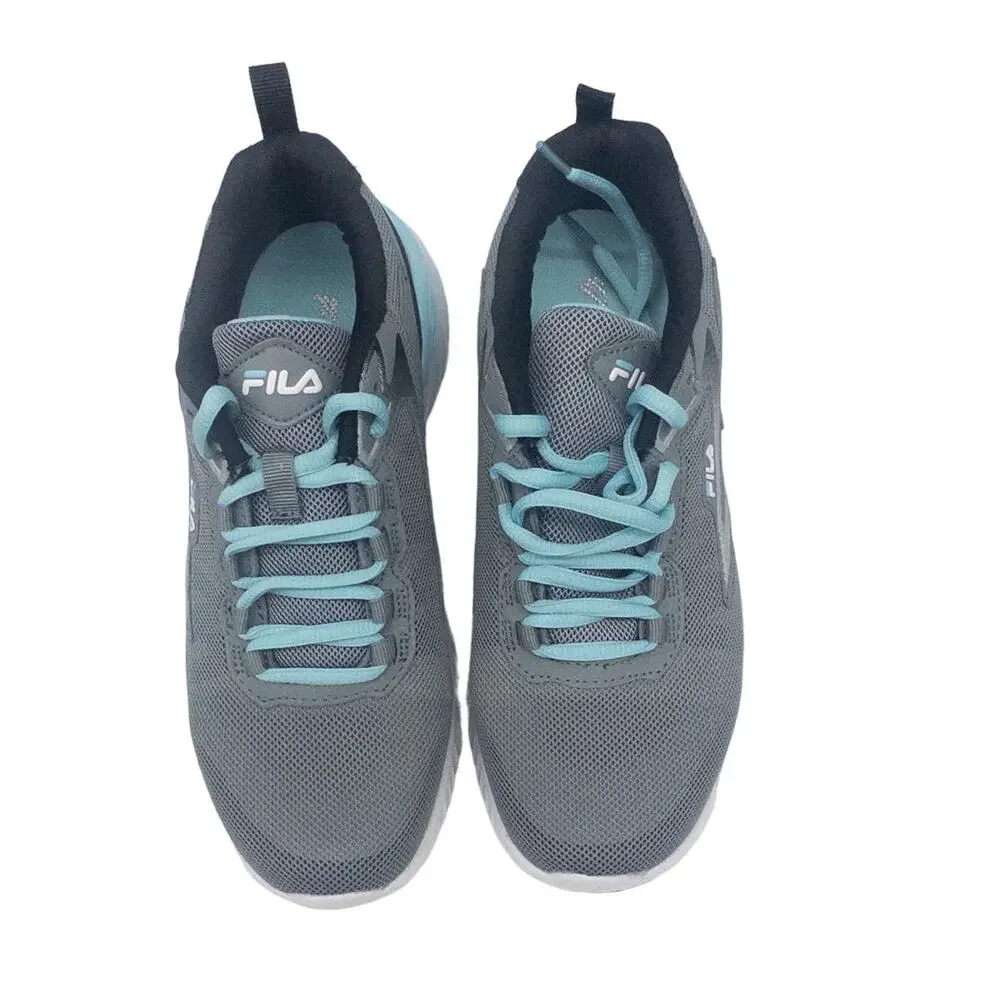 FILA Women's Windspeed Athletic Running Shoes, Gray Blue size 7.5 8 or 9.5