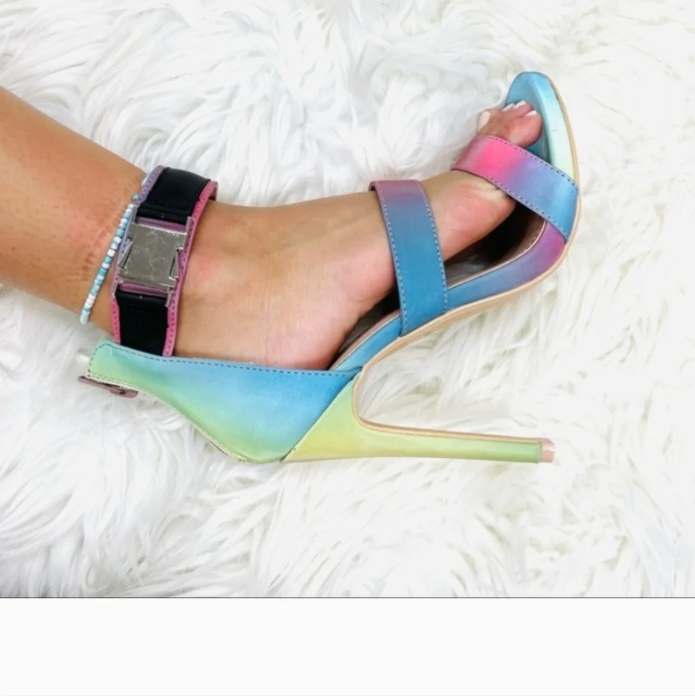 Colorful Gradient High Heels