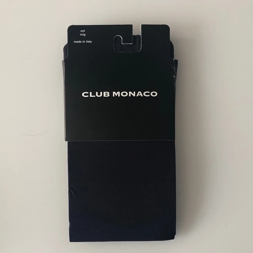 NWT Club Monaco Opaque Hosiery in color Violet.