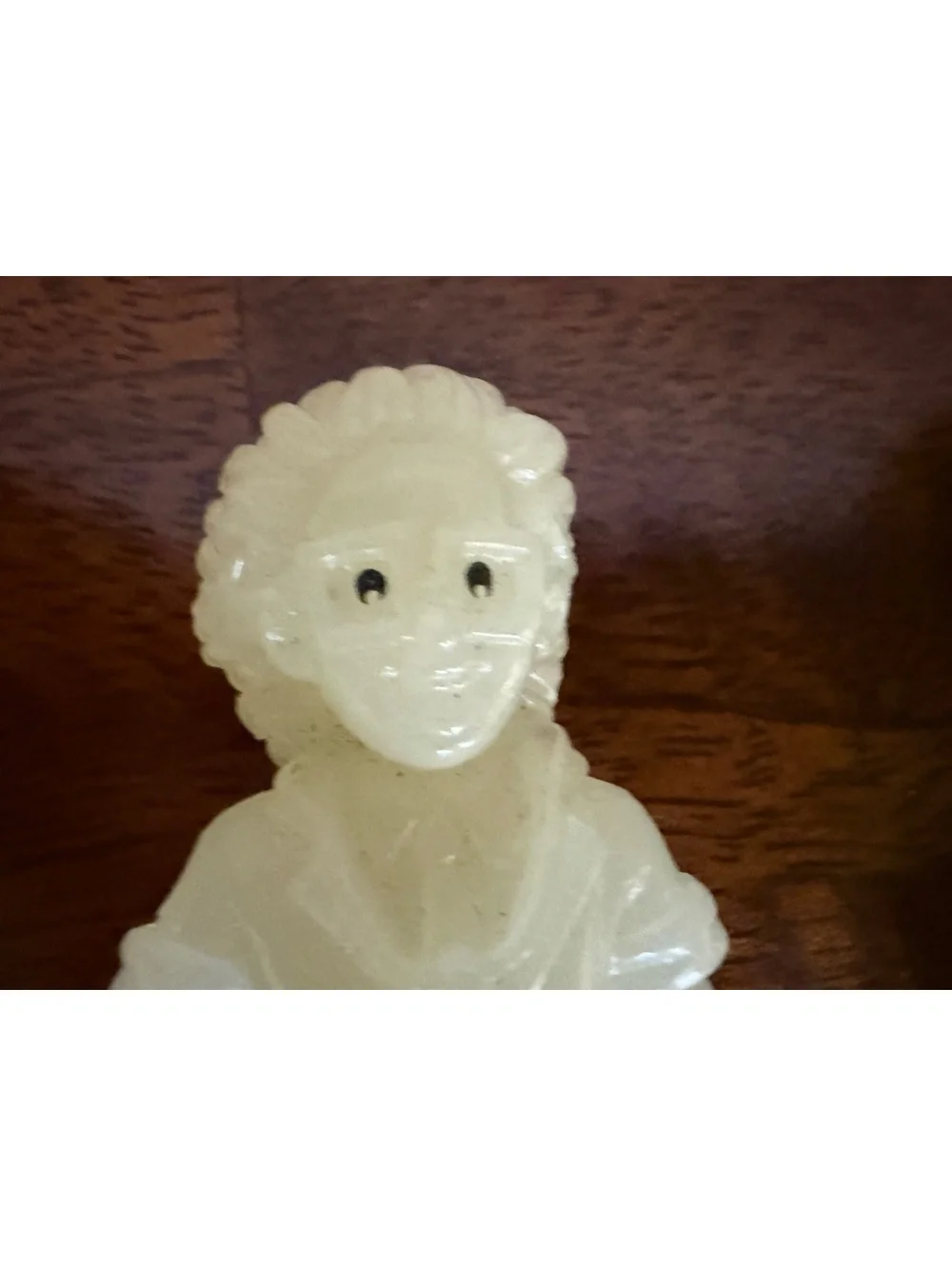 Set of 4 Vintage Glow-in-the-Dark Plastic Figurines
