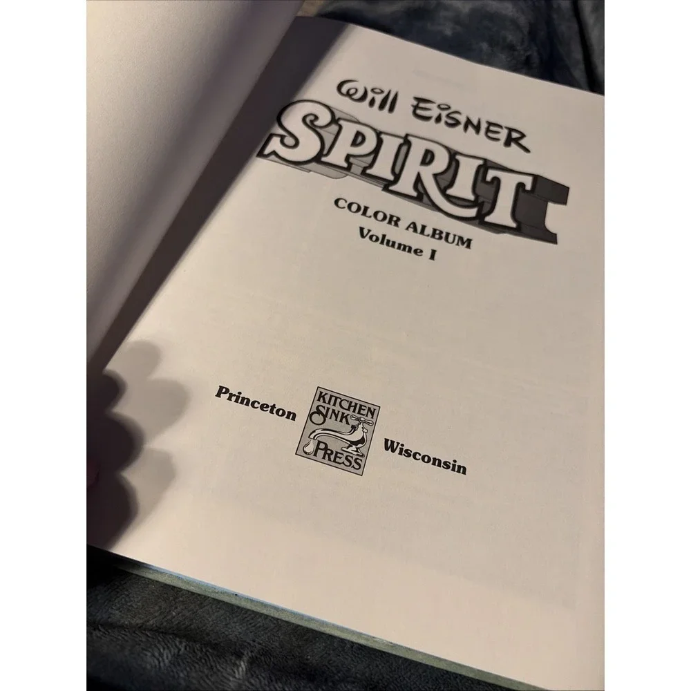 Spirit Color Album, The V1 1981 Kitchen Sink Will Eisner Comic‎ Hardback Book