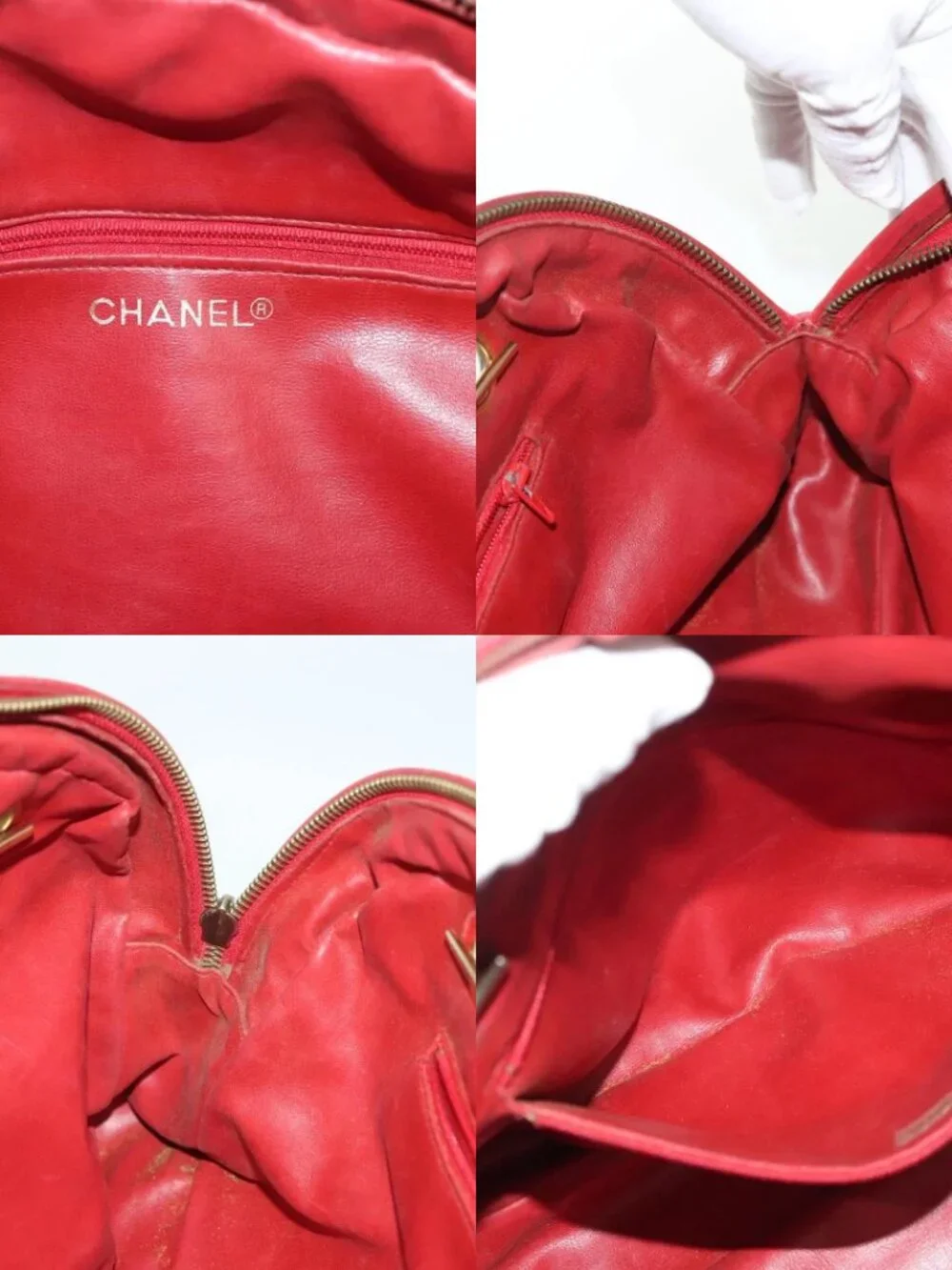 CHANEL brand	chanel color	red