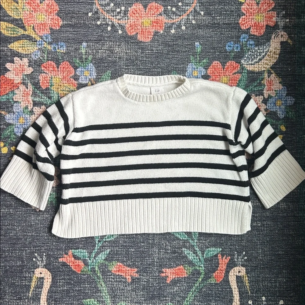 Gap Toddler Stripe Crewneck Sweater, Size 2T