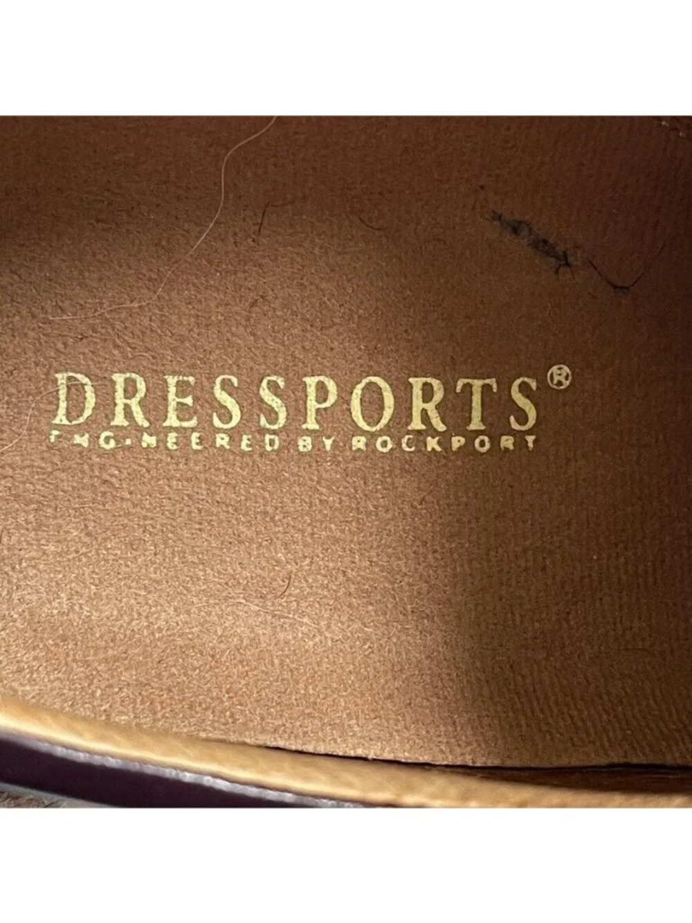 Rockport Dressports Mens Leather Oxfords Size 9.5 M Brown Shoes