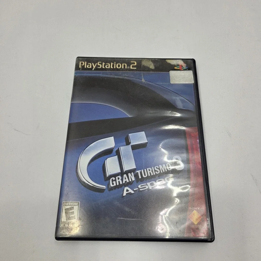 Gran Turismo 3 A-spec Sony PlayStation 2 PS2 Car Racing Game Black Label CIB